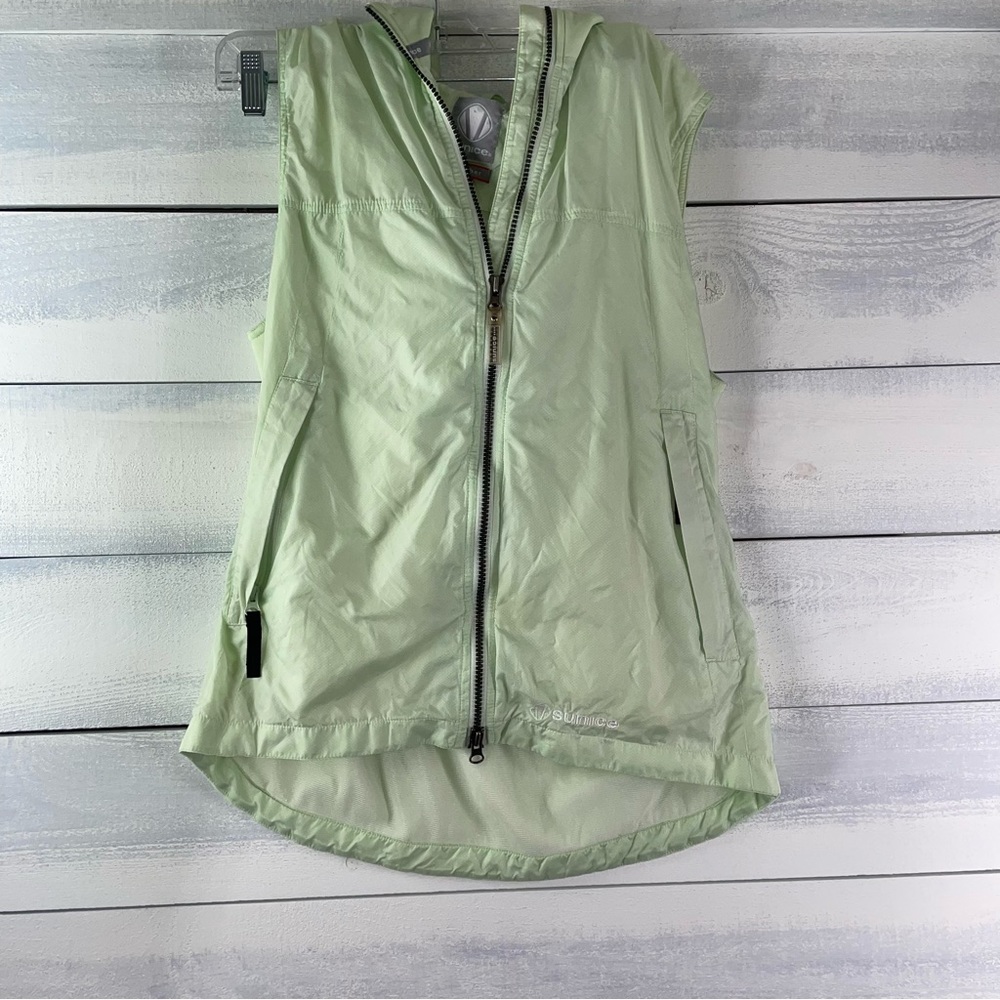 Sunice Weather Sleeveless Hooded Coat with Zipper SizeM